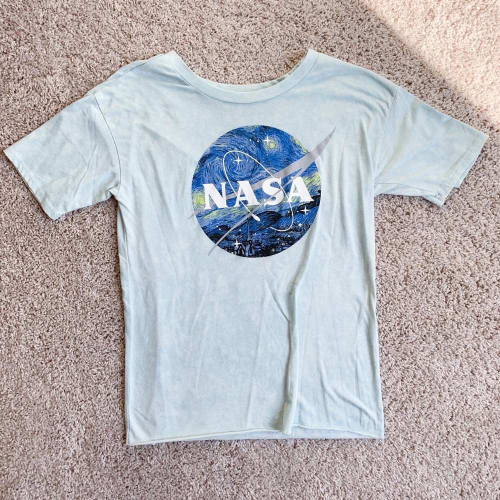 Light blue NASA tee